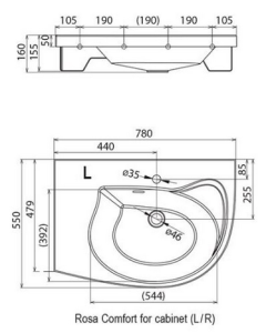 Umywalka konglomeratowa ROSA COMFORT nablatowa rysunek wariant prawy zdj.3.PNG