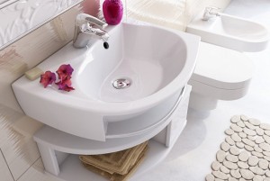 Umywalka konglomeratowa Rosa P biała z otworami zdj.4.jpg