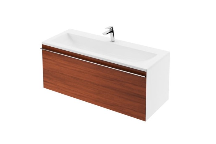 Szafka podumywalkowa SD Clear 1000 biała/czereśnia