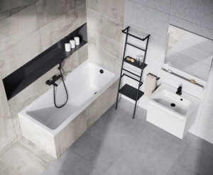 Koncept 10° with  bath 10° SLIM top view image RAVAK packshot RAVAK.jpg