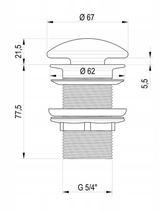 rysunek techniczny korka.PNG
