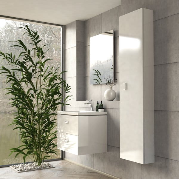 Słupek łazienkowy wiszący SB COMFORT 400 biały ZDJ.4.jpg