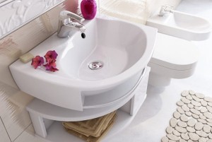 Umywalka konglomeratowa Rosa P biała z otworami zdj.4.jpg