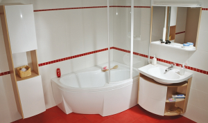 Umywalka konglomeratowa ROSA COMFORT nablatowa L biała z otworami ZDJ.6.png