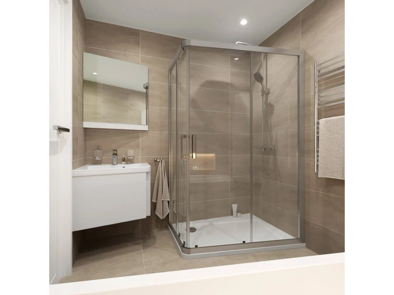 Umywalka konglomeratowa 10° Lewa  biała z otworami zdj.5.jpg