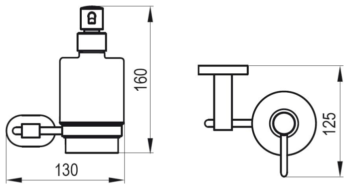 CR 230.00 dozownik na mydło w płynie szklany CHROME ( STARSZY TYP) rysunek.png