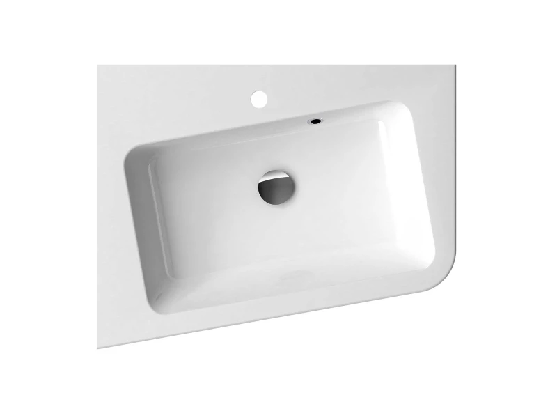 Umywalka konglomeratowa 10° Lewa  biała z otworami zdj.2.jpg
