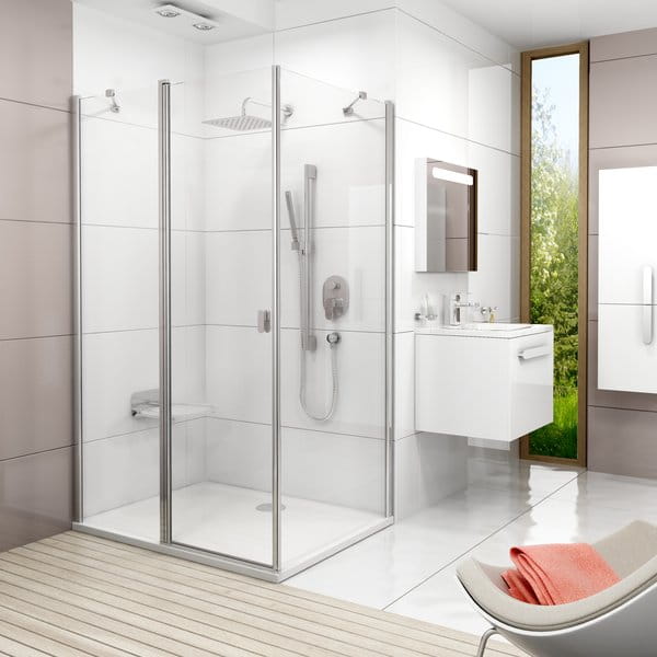 Ścianka stała Chrome CPS-90 bright alu Transparent