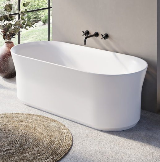 Wanna wolnostojąca YPSILON  180x80 biała z czarnym odpływem i przelewem  3.png