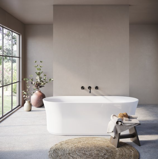 Wanna wolnostojąca YPSILON  180x80 biała z czarnym odpływem i przelewem  4.png