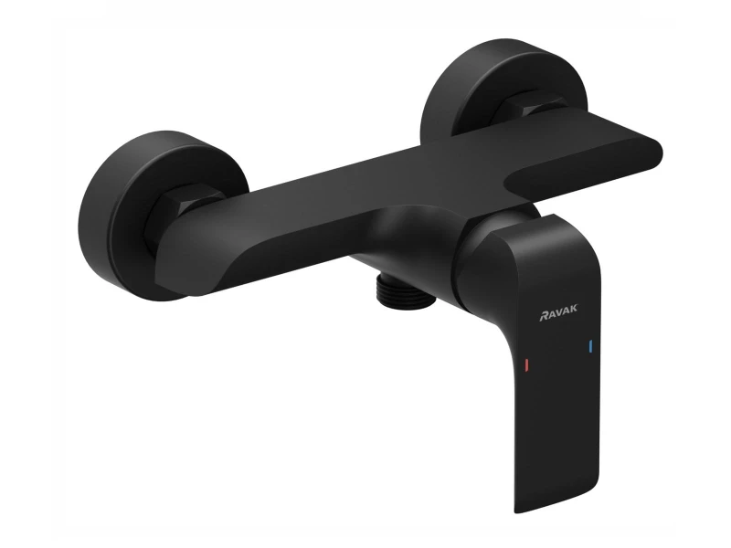 FL 032.20 150 mm bateria czarna prysznicowa FLAT X070177.jpg