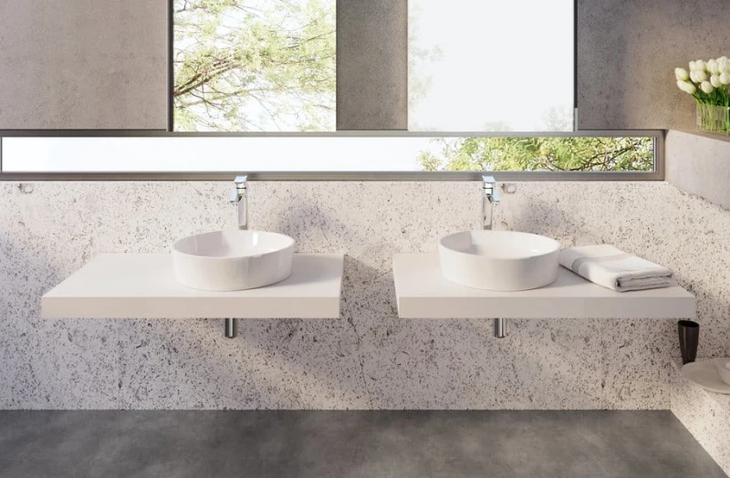 Umywalka konglomeratowa MOON 3 biała bez przelewu  zdj.2.jpg