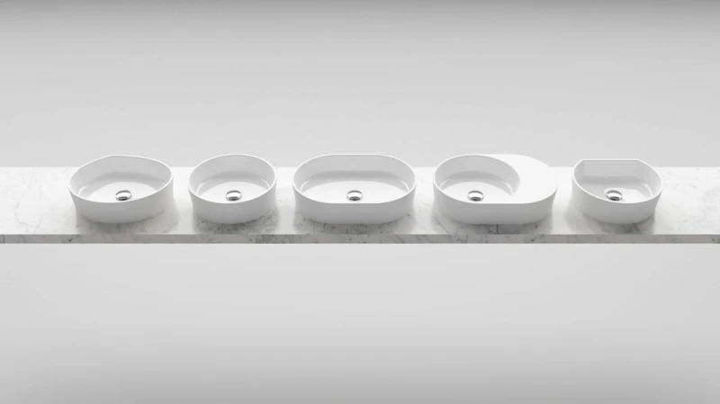 Umywalka konglomeratowa MOON 3 biała bez przelewu  zdj.3.jpg