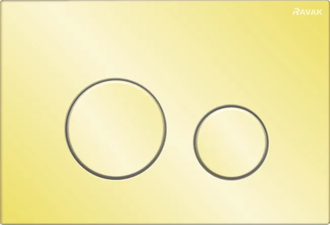 Przycisk WC RAVAK CIRCLE złoty GPX2240034.webp