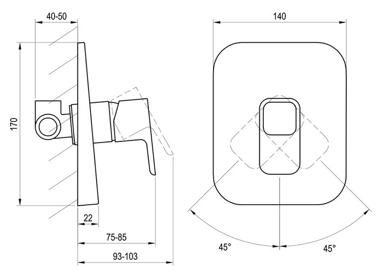 TD 062.00 bateria podtynkowa 10° bez przełącznika rys.tech..PNG