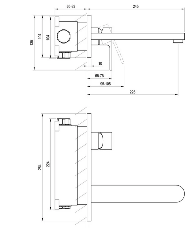 Bateria umywalkowa CHROME CR 019.00 podtynkowa.PNG